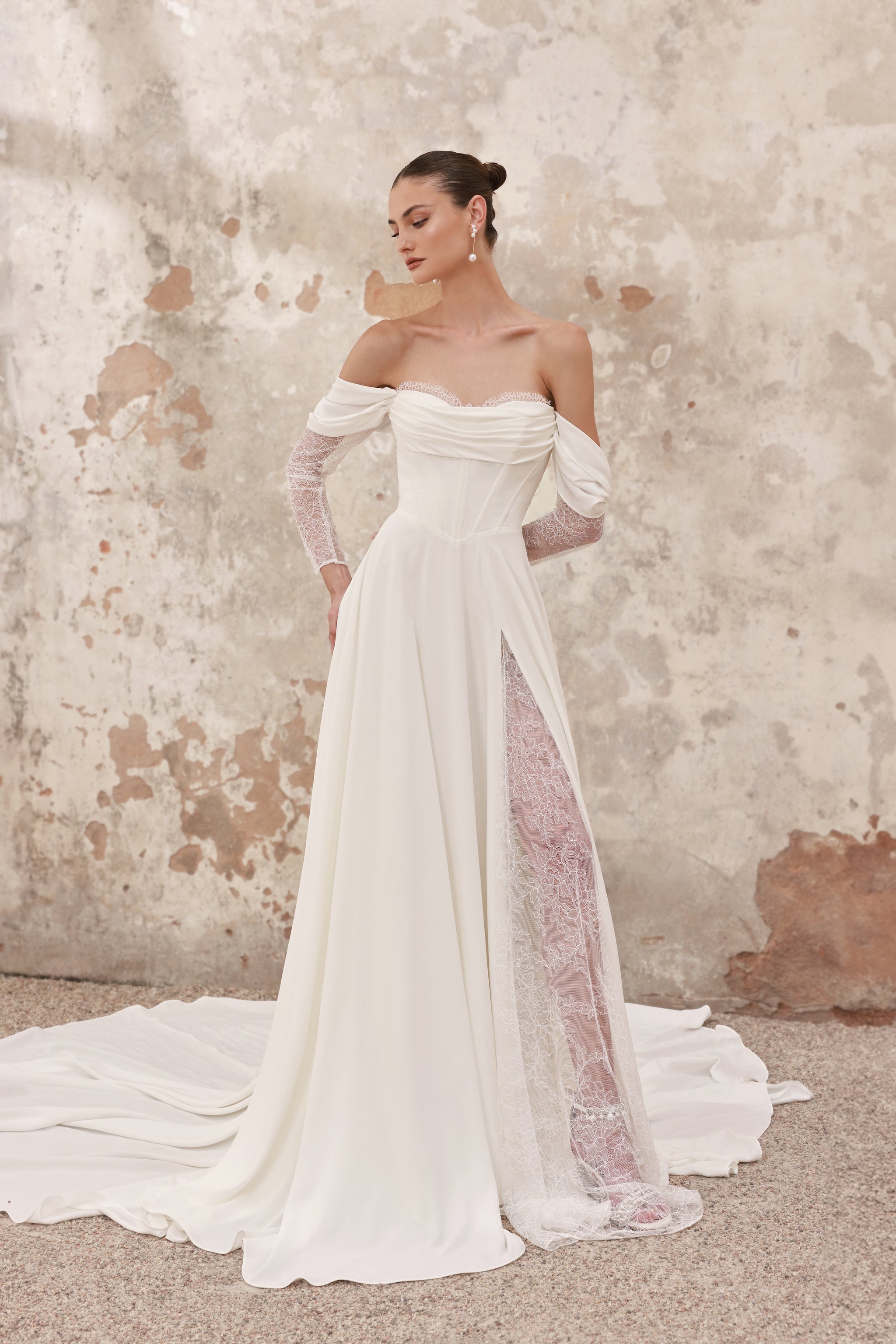 open lace back dress Aphrodite Gown – SPELL main image 1
